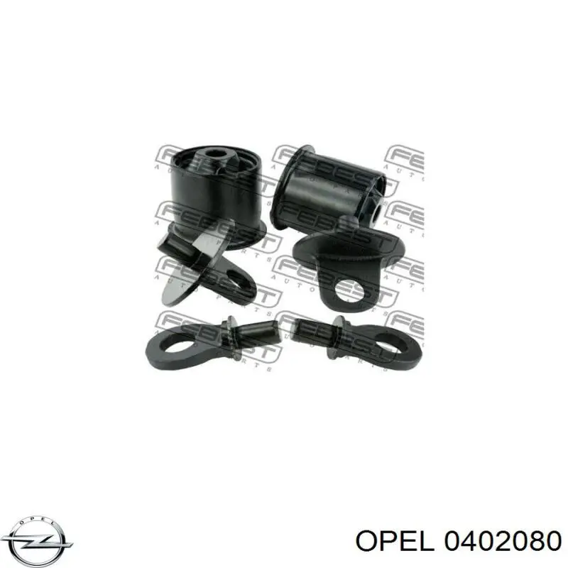 0402080 Opel viga de suspensão traseira (plataforma veicular)