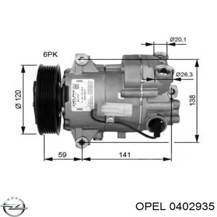 Купить 0402935 Opel Сайлентблок задней балки