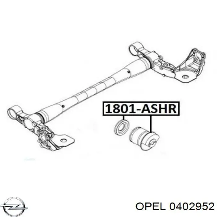 Купить 0402952 Opel Сайлентблок задней балки