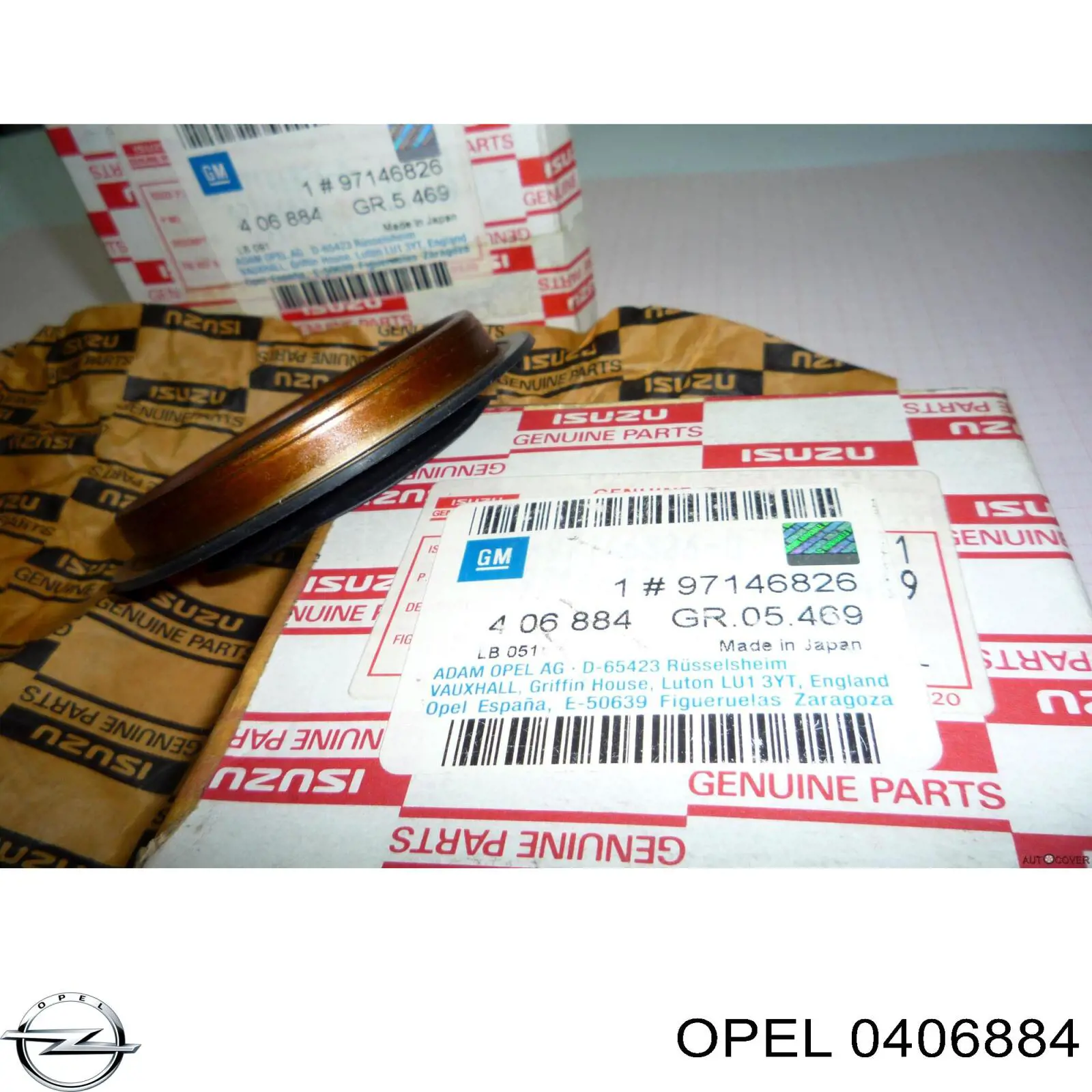 0406884 Opel Сальник редуктора заднего моста