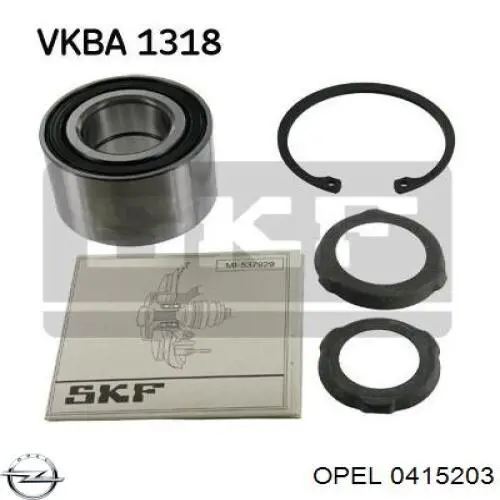 Купить 0415203 Opel Подшипник задней ступицы