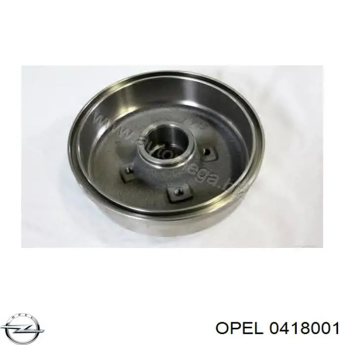 0418001 Opel барабан тормозной задний