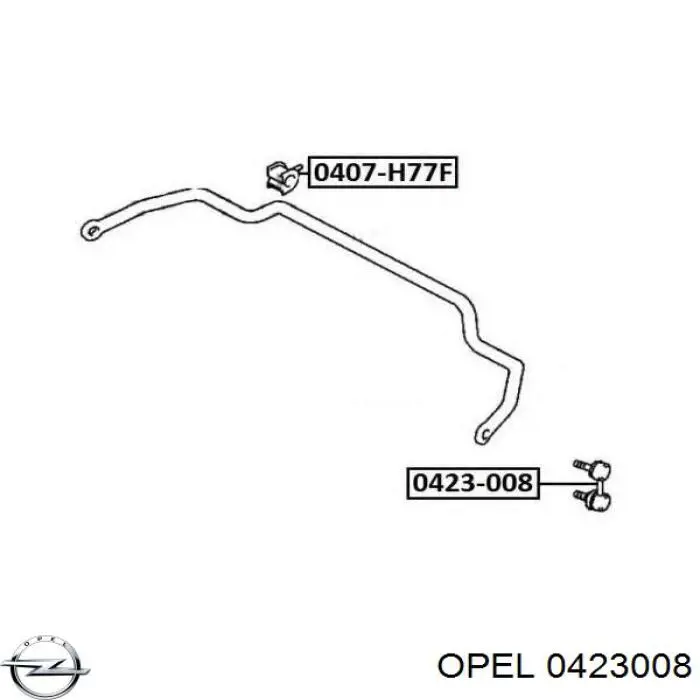 Рычаг задней подвески верхний левый и правый Opel 0423008 цена, от 28.80 USD