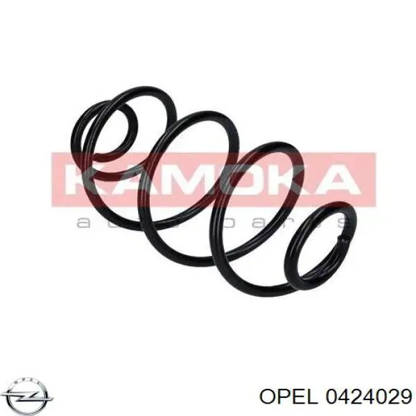 0424029 Opel пружина задняя