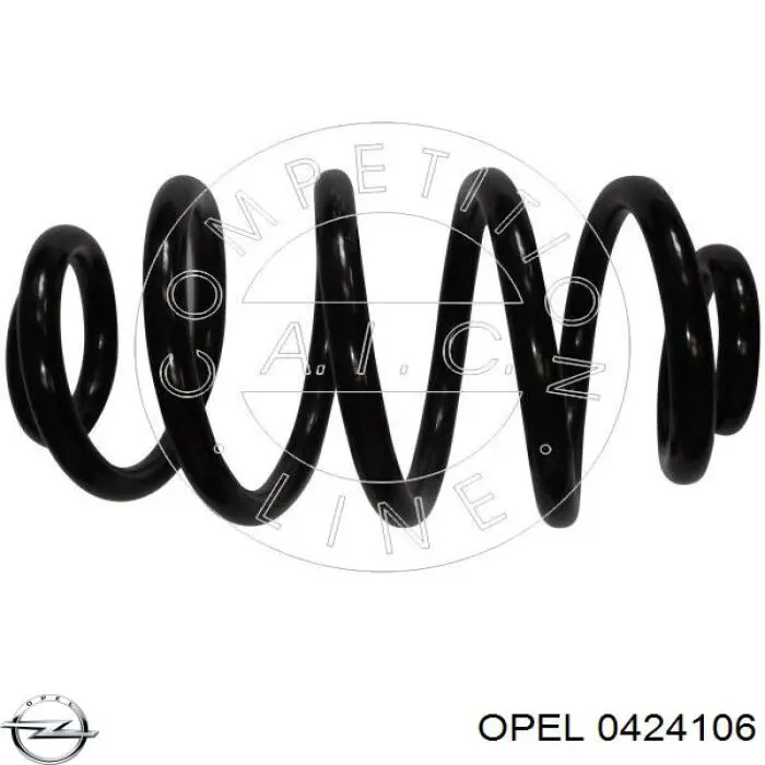 Задняя пружина 0424106 Opel
