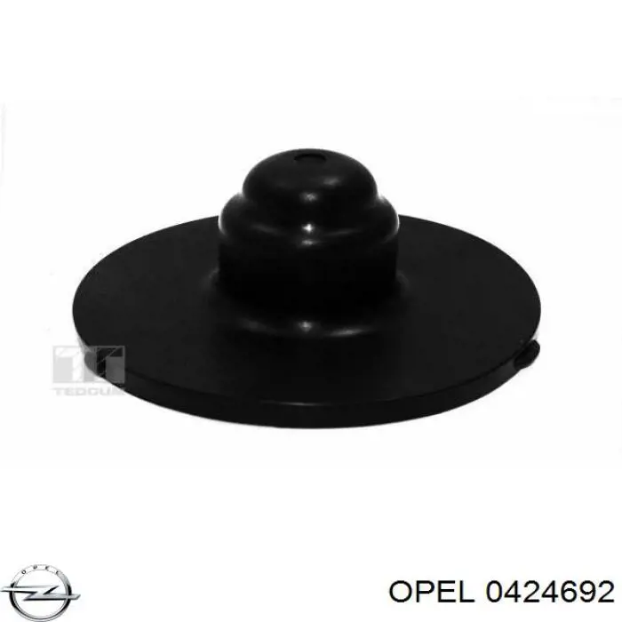 Pára-choque (grade de proteção) de amortecedor traseiro para Opel Zafira (F75)