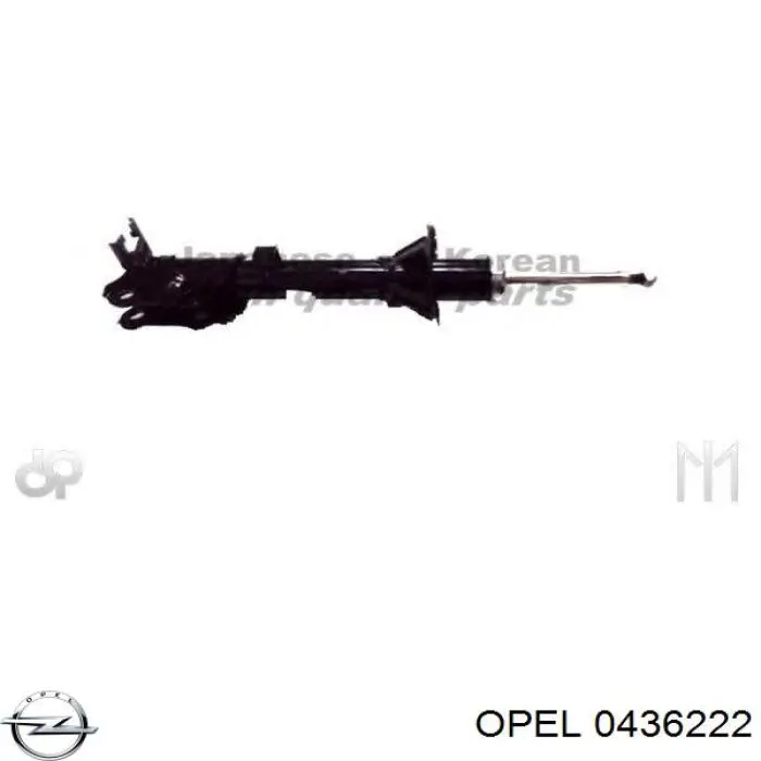 Стойка амортизатора задняя Opel 0436222 цена, от 28.67 USD