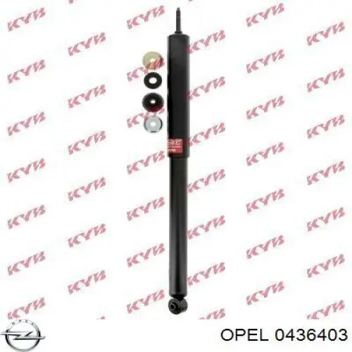 Стойка амортизатора задняя Opel 0436403 цена, от 25.34 USD