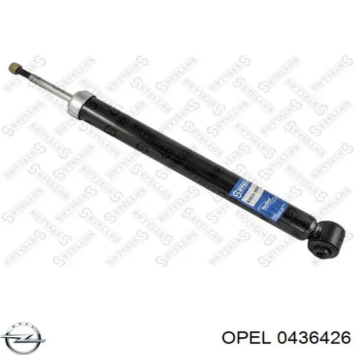 Стойка амортизатора задняя Opel 0436426 цена, от 24.41 USD