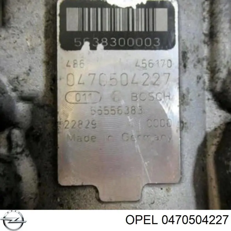 Opel 0470504227 цена, от 211.05 USD