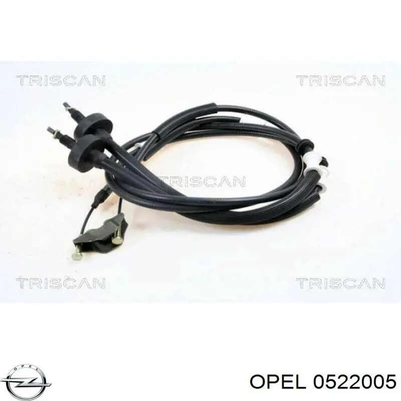 Задний трос ручника 0522005 Opel