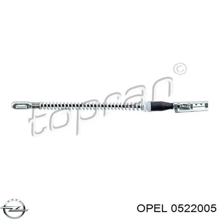 Задний трос ручника Opel 0522005 цена, от 3.51 USD