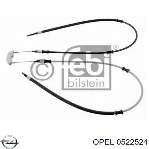 Задний трос ручника Opel 0522524 цена, от 17.20 USD