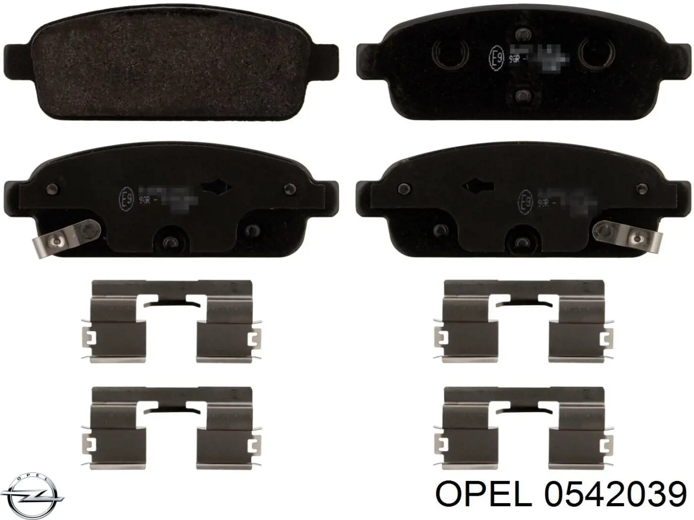 Колодки дисковые  Opel 0542039 цена, от 17.56 USD