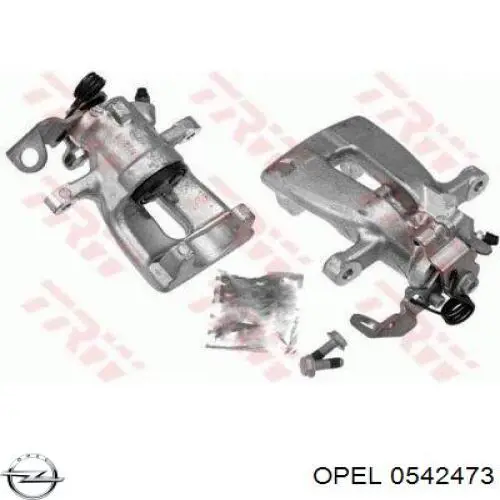 Задний левый суппорт Opel 0542473 цена, от 46.95 USD