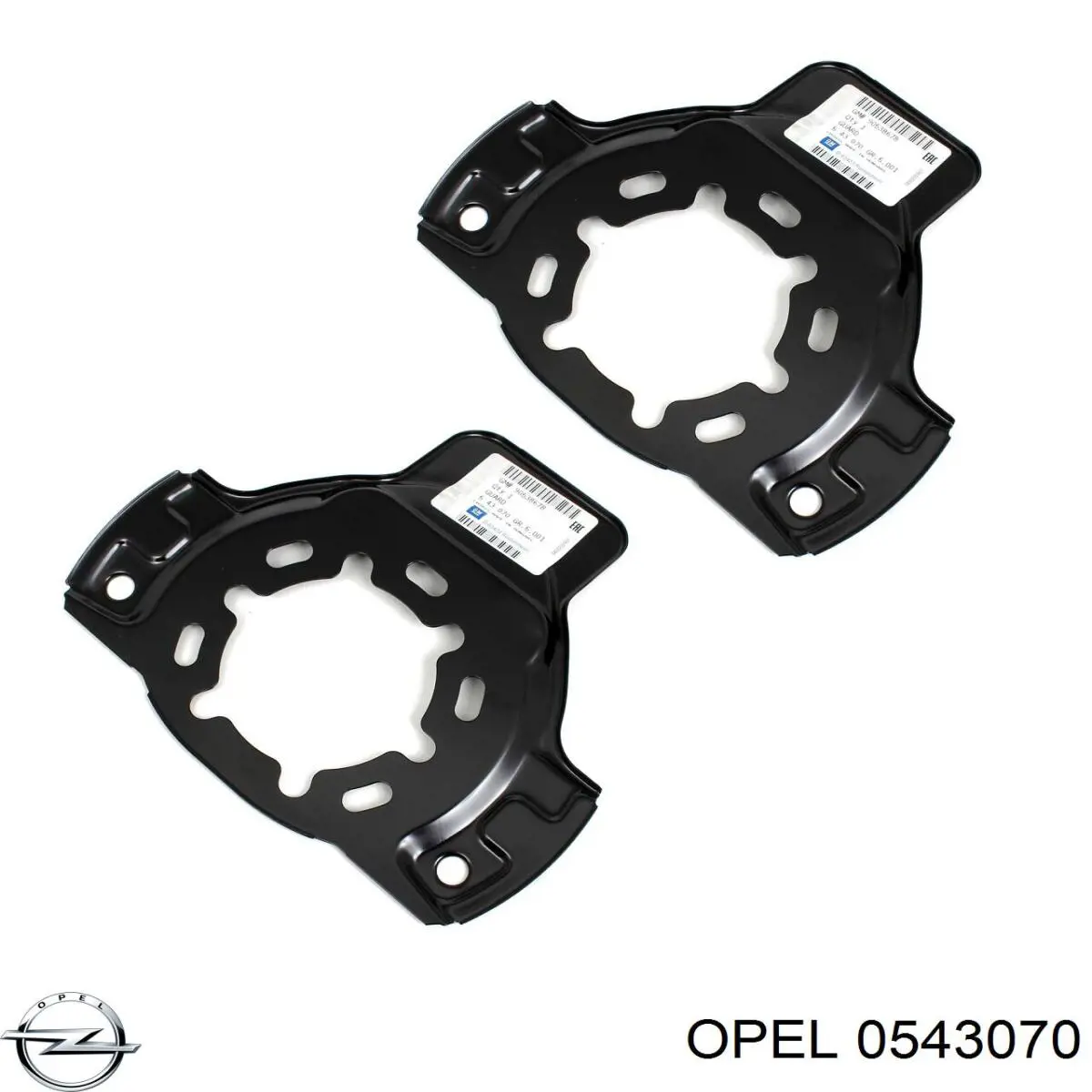 0543070 Opel защита тормозного диска переднего