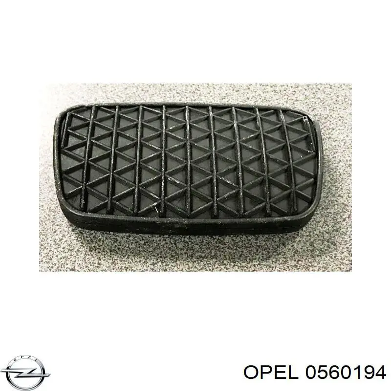 Купить 0560194 Opel Накладка педали тормоза