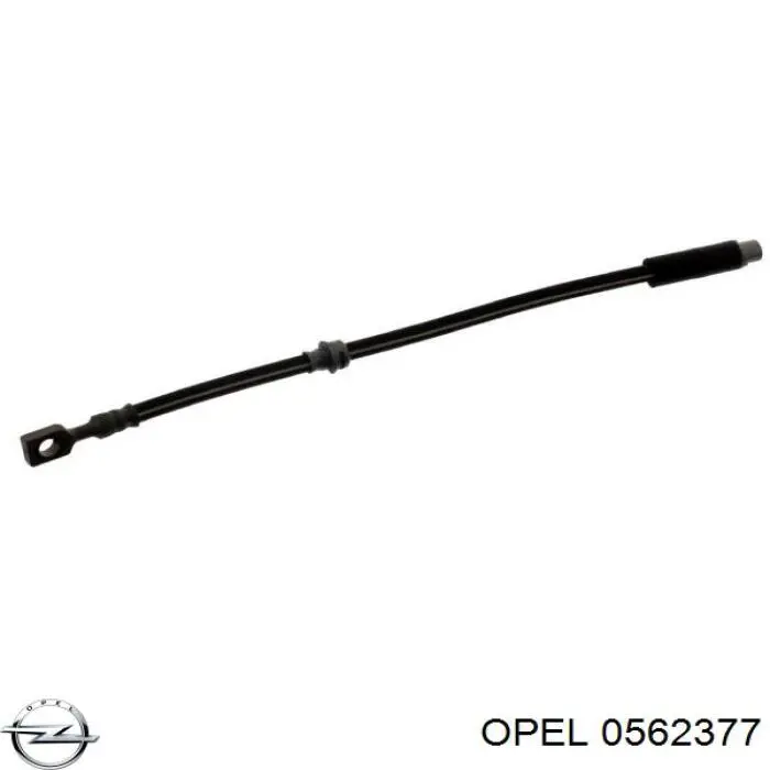 0562377 Opel Гибкая тормозная трубка передняя