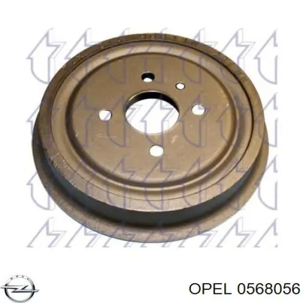 Барабан тормозной задний Opel 0568056 цена, от 36.63 USD