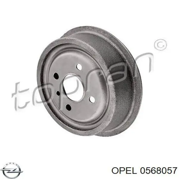 Тормозной барабан 0568057 Opel