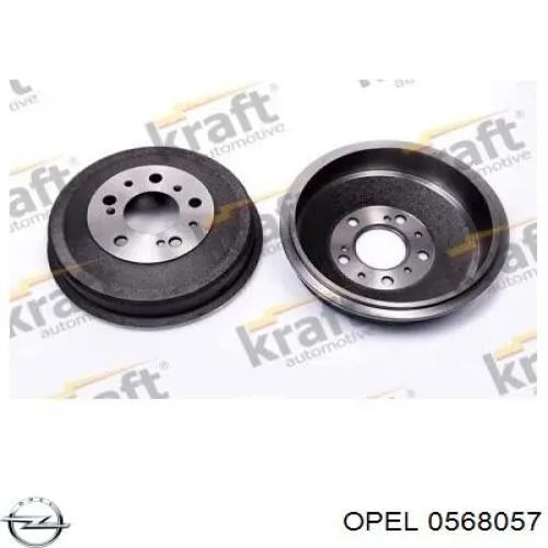 Барабан тормозной задний Opel 0568057 цена, от 19.32 USD