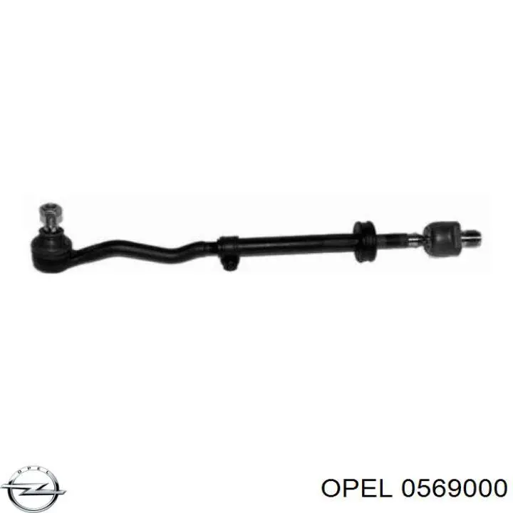 Передние тормозные диски 0569000 Opel