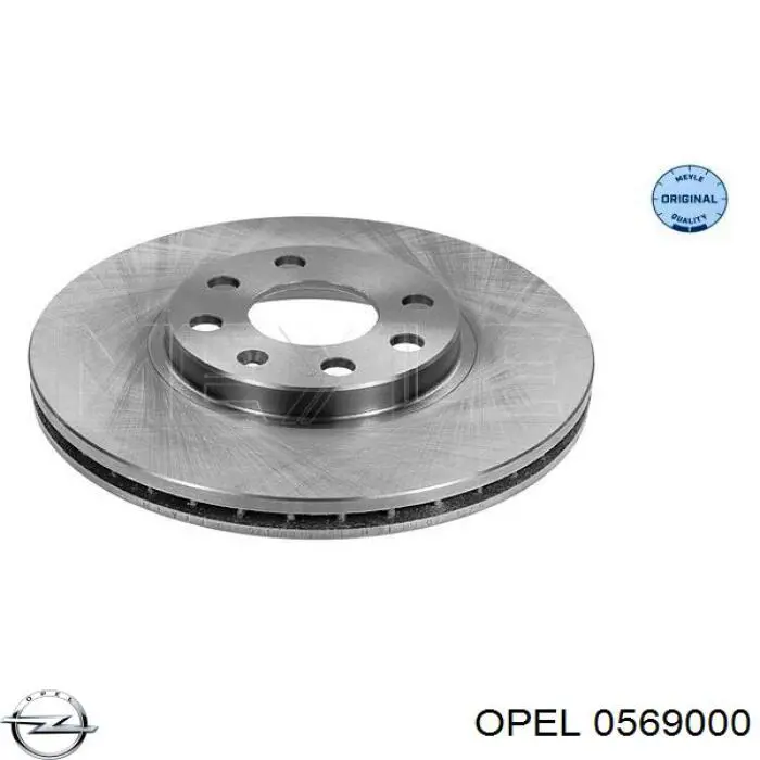 Тормоз дисковый передний Opel 0569000 цена, от 29.37 USD