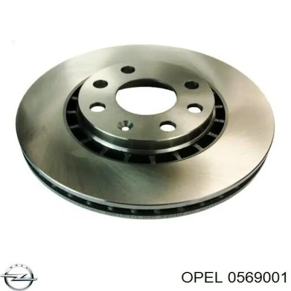 0569001 Opel диск тормозной передний