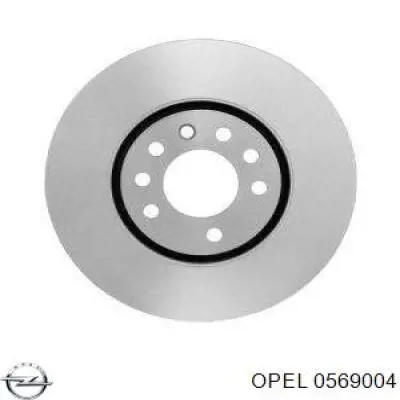 0569004 Opel диск тормозной передний