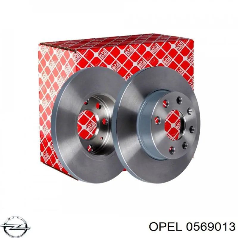 Тормоз дисковый передний Opel 0569013 цена, от 21.01 USD