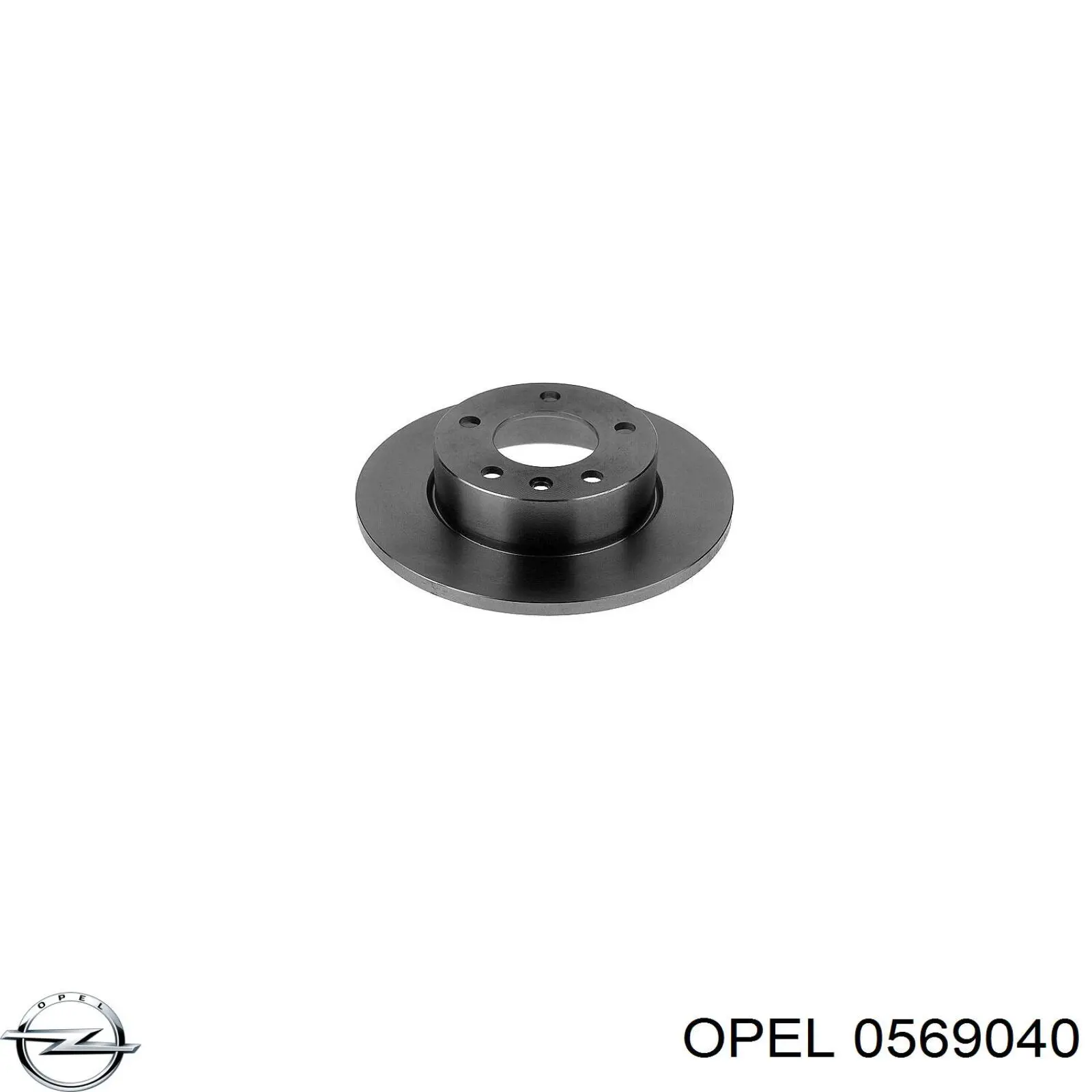 Передние тормозные диски 0569040 Opel