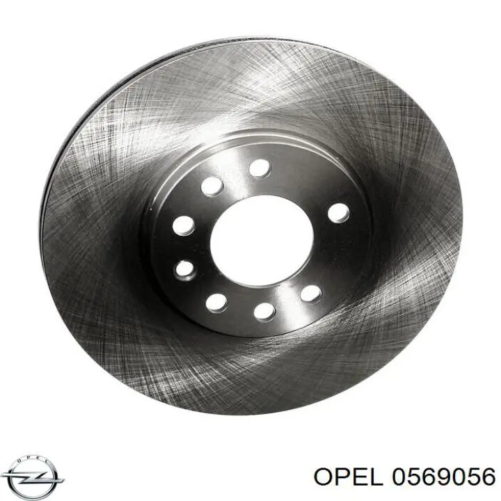 0569056 Opel диск тормозной передний