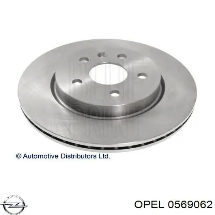 Тормозные диски 0569062 Opel