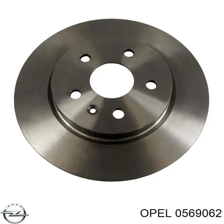 Купить 0569062 Opel Диск тормозной задний
