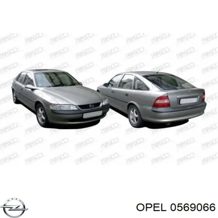 Купить 0569066 Opel Ротор тормозной