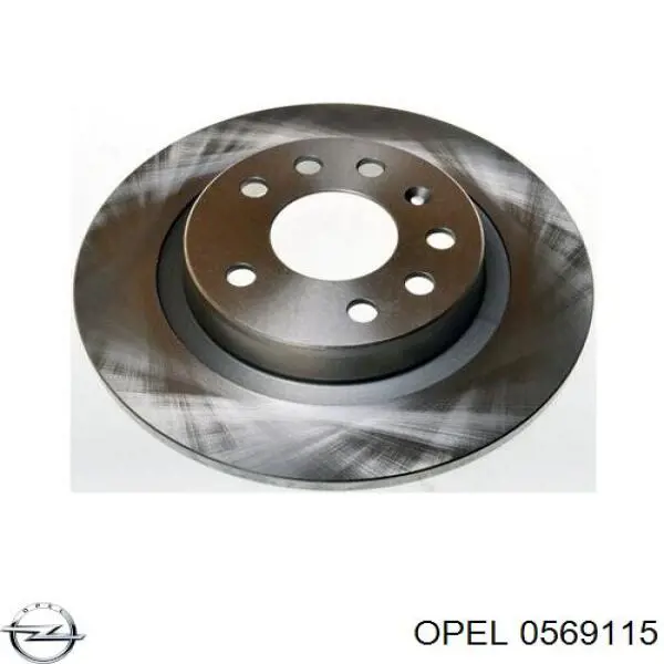 Задний дисковый тормоз Opel 0569115