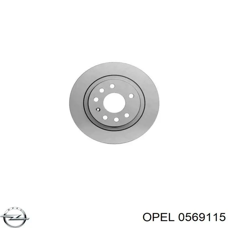 Задний тормозной диск Opel 0569115 цена, от 30.65 USD