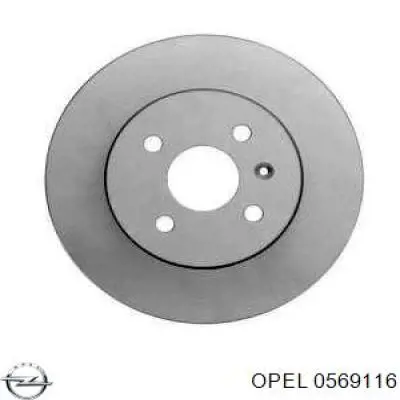Купить 0569116 Opel Диск тормозной задний