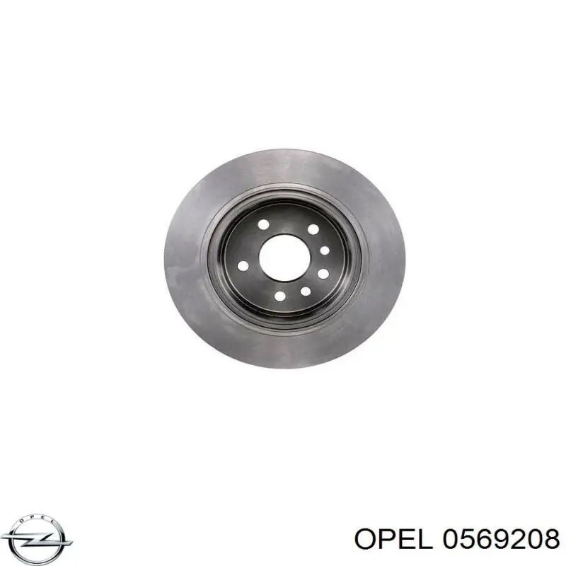 Купить 0569208 Opel Диск тормозной задний
