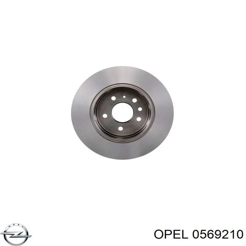 Купить 0569210 Opel Диск тормозной задний