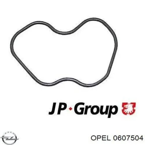 0607504 Opel прокладка фланца (тройника системы охлаждения)