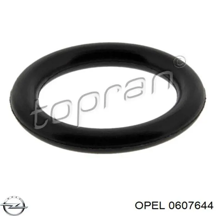 0607644 Opel прокладка клапанной крышки двигателя, кольцо