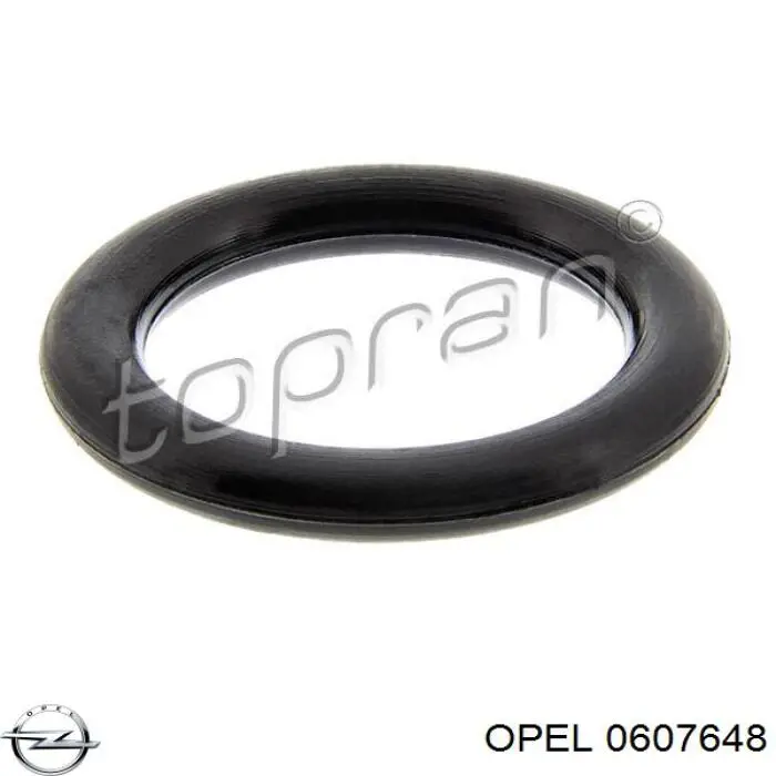 0607648 Opel прокладка клапанной крышки двигателя, кольцо