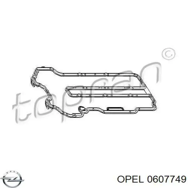 0607749 Opel прокладка клапанной крышки
