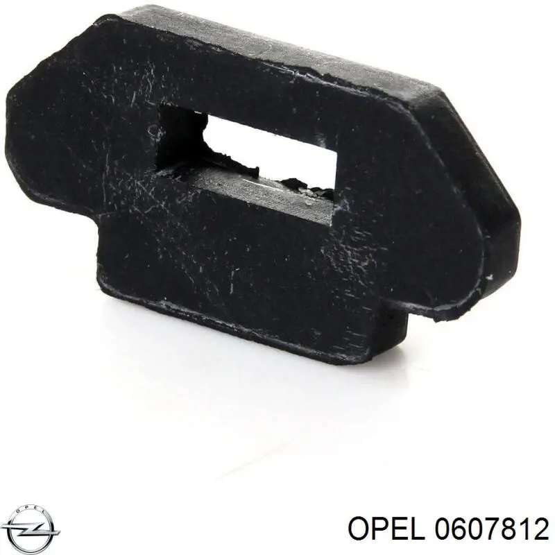 0607812 Opel прокладка клапанной крышки двигателя, задний сегмент