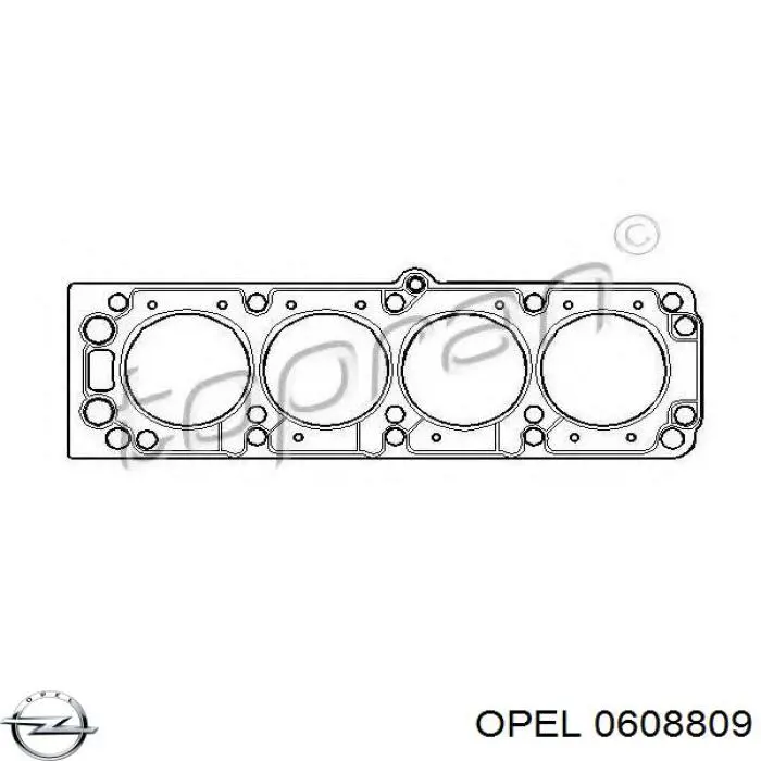Прокладка ГБЦ Opel 0608809 цена, от 17.77 USD
