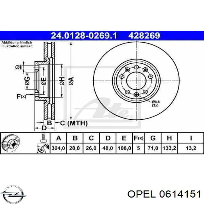  0614151 Opel