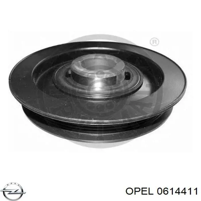 Шкив коленвала 0614411 Opel