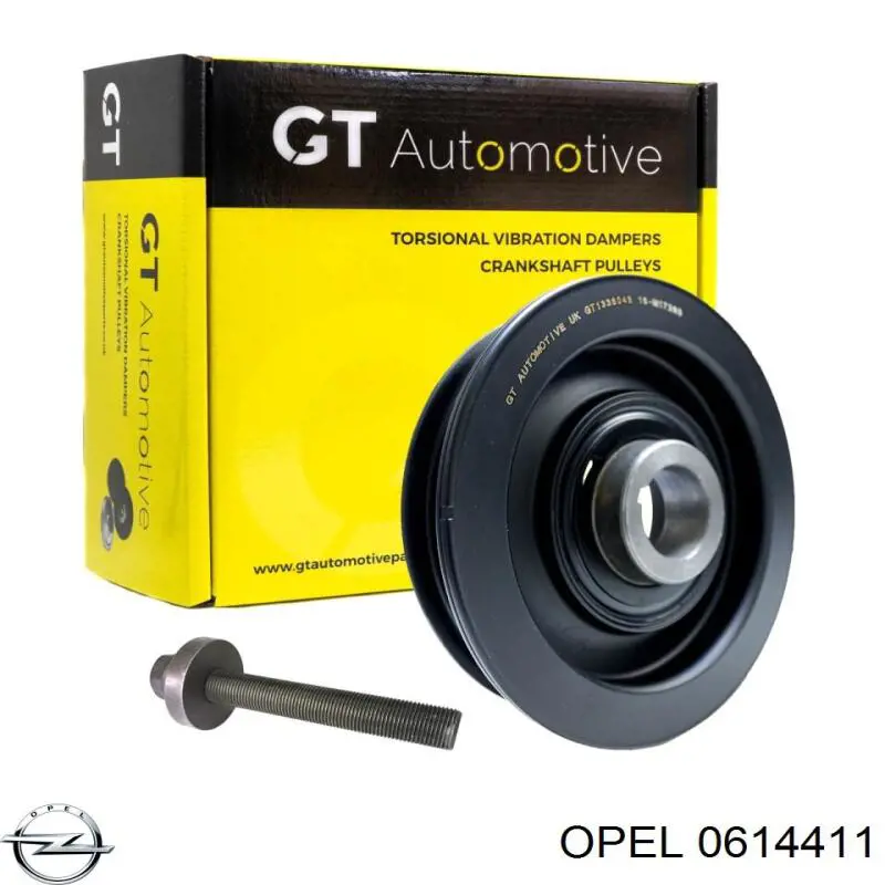 Шкив коленвала (демпфер) Opel 0614411 цена, от 83.18 USD