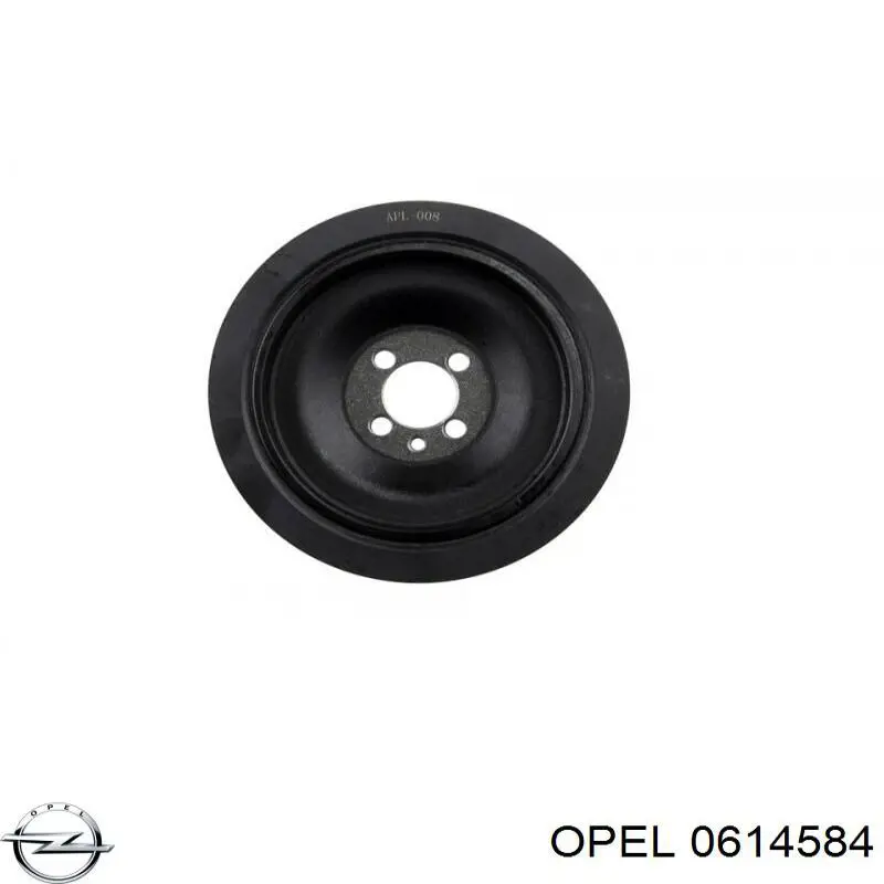 Купить 0614584 Opel Шкив-демпфер коленвала